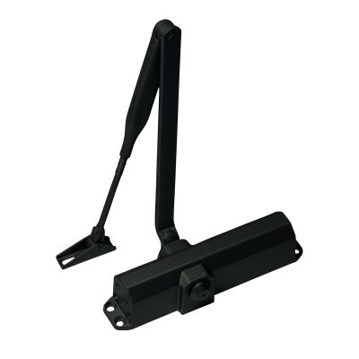 Доводчик dormakaba TS Compakt EN 2/3/4 с рычагом и ФОП темно-коричневый